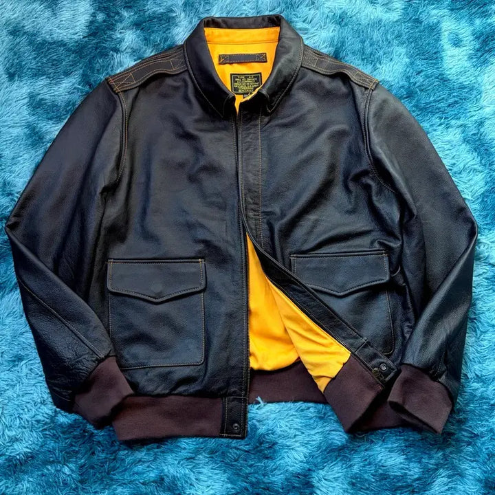 [BUNJANG] Mac Hope Staff Members A2 Cow Leather Jacket / mac hope staff members A2 Cow Leather JK
