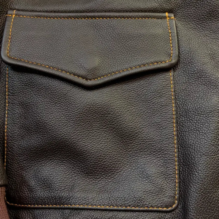 [BUNJANG] Mac Hope Staff Members A2 Cow Leather Jacket / mac hope staff members A2 Cow Leather JK
