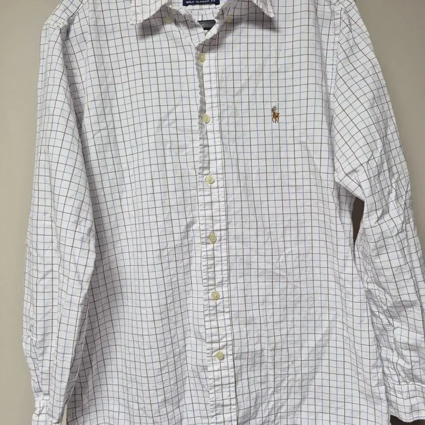 [BUNJANG] Polo Ralph Lauren Checkered Shirt (Size S) / 폴로 랄프로렌 정품 셔츠 남방 S사이즈 (실사이즈 95) 판매합니다