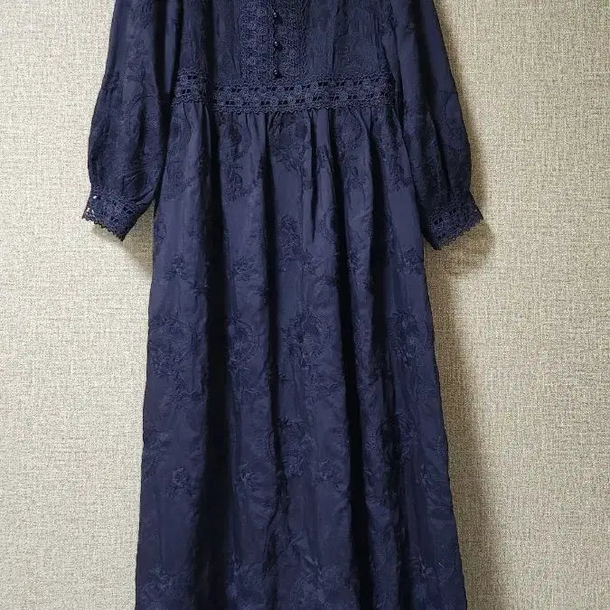 [BUNJANG] Black Lace Long Dress / 블랙레이스롱원피스