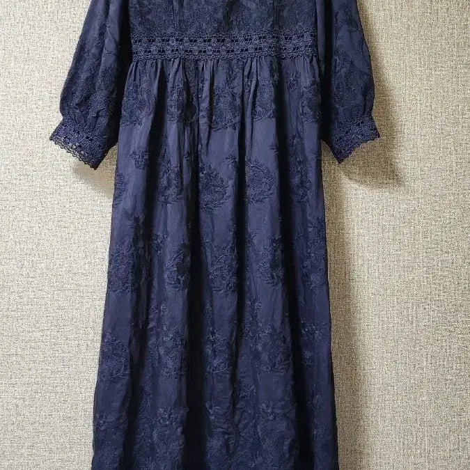 [BUNJANG] Black Lace Long Dress / 블랙레이스롱원피스