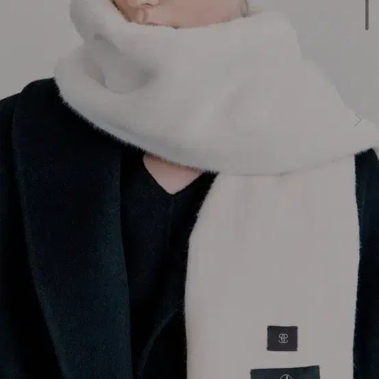 [BUNJANG] S Suede Faux Fur Muffler / 시에 엠비언트 퍼 머플러