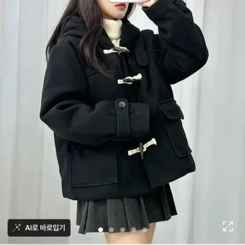 [BUNJANG] Ablly Tteokbokki Coat / 에이블리 떡볶이코트