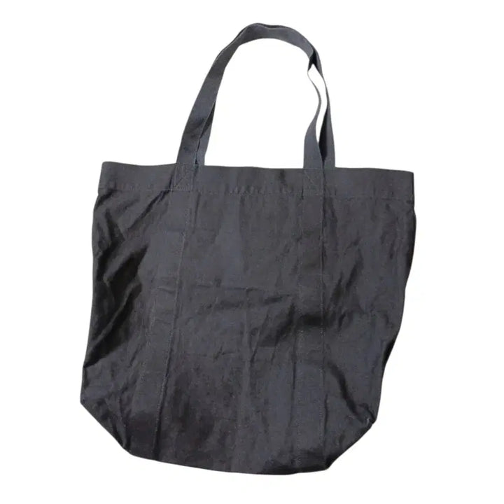 [BUNJANG] Yohji Yamamoto Lettering Canvas Tote Bag Black / 요지 야마모토 레터링 캔버스 토트백 블랙