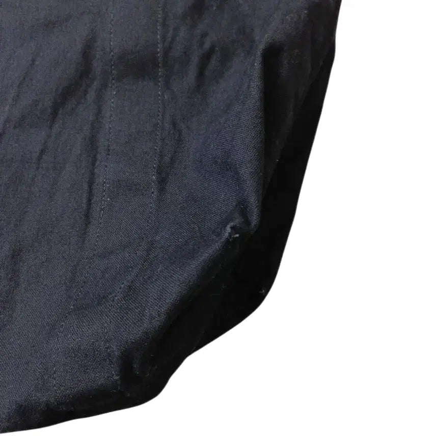 [BUNJANG] Yohji Yamamoto Lettering Canvas Tote Bag Black / 요지 야마모토 레터링 캔버스 토트백 블랙
