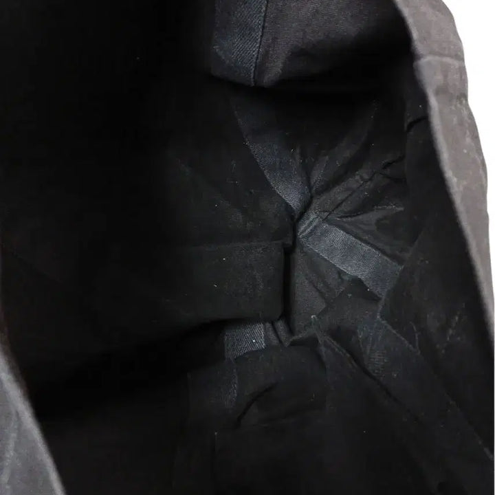 [BUNJANG] Yohji Yamamoto Lettering Canvas Tote Bag Black / 요지 야마모토 레터링 캔버스 토트백 블랙