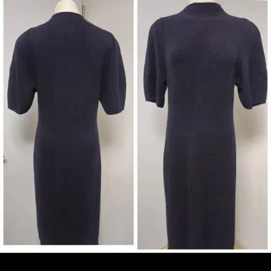[BUNJANG] Duel Slim Mohair Puff Short Sleeve Dress FREE / 듀엘 / 슬림 모 퍼프 반팔 원피스 FREE