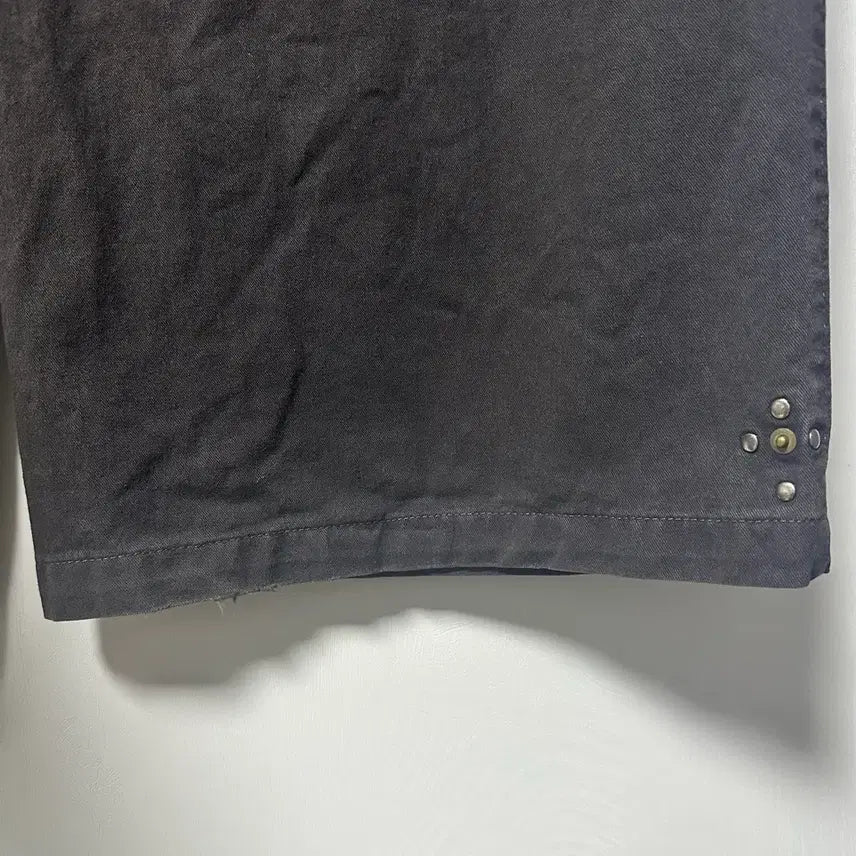 [BUNJANG] Polytelu Rivet Goshima Vintage Charcoal Pants / (2) 폴리테루 리벳 고시마 빈티치 차콜