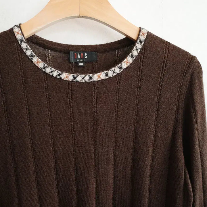 [SOLD OUT] DAKS LONDON 닥스 울 롱슬리브 니트 탑 (JAPAN MADE)