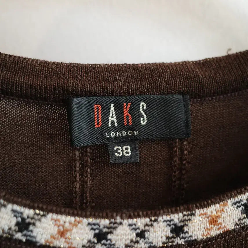 [SOLD OUT] DAKS LONDON 닥스 울 롱슬리브 니트 탑 (JAPAN MADE)