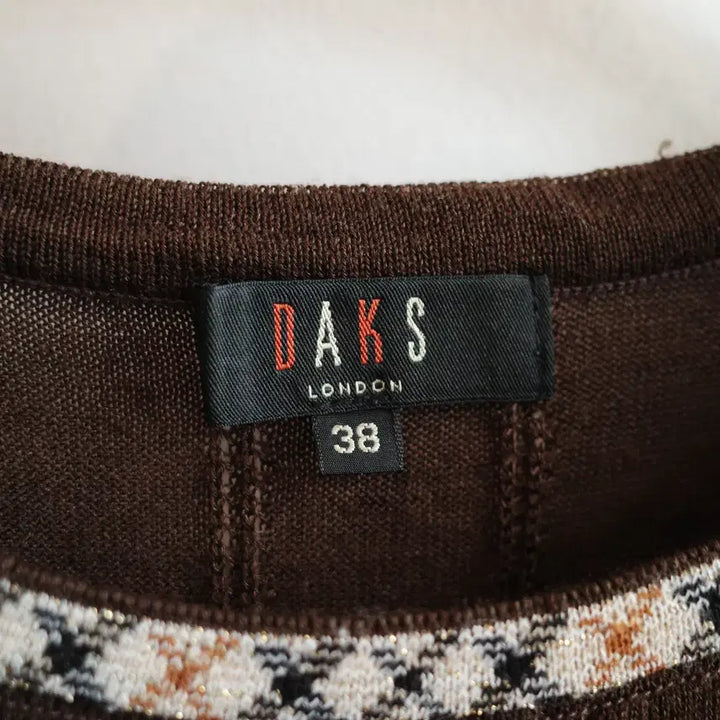 [SOLD OUT] DAKS LONDON 닥스 울 롱슬리브 니트 탑 (JAPAN MADE)