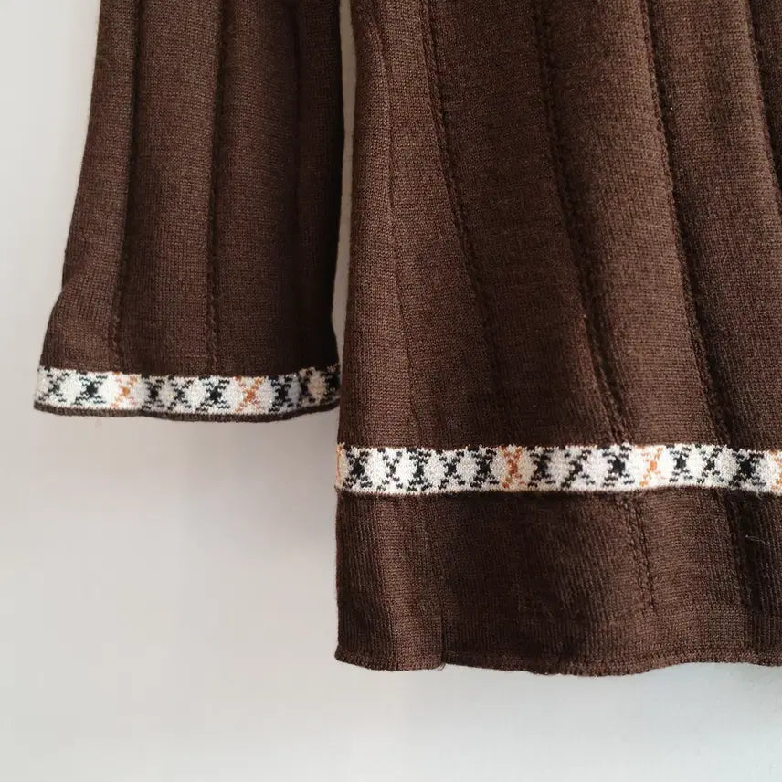 [SOLD OUT] DAKS LONDON 닥스 울 롱슬리브 니트 탑 (JAPAN MADE)