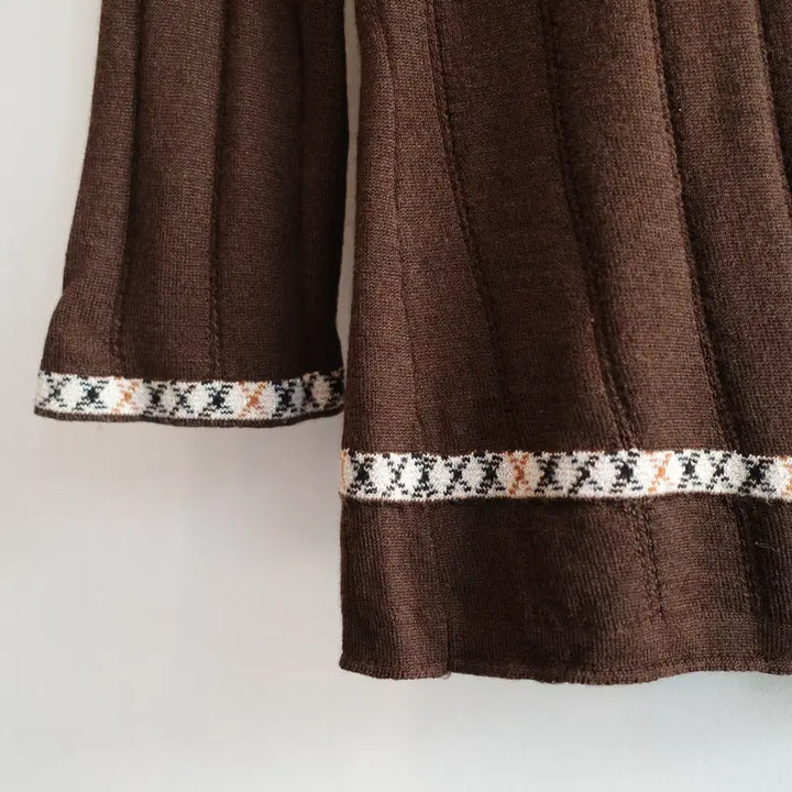 [SOLD OUT] DAKS LONDON 닥스 울 롱슬리브 니트 탑 (JAPAN MADE)
