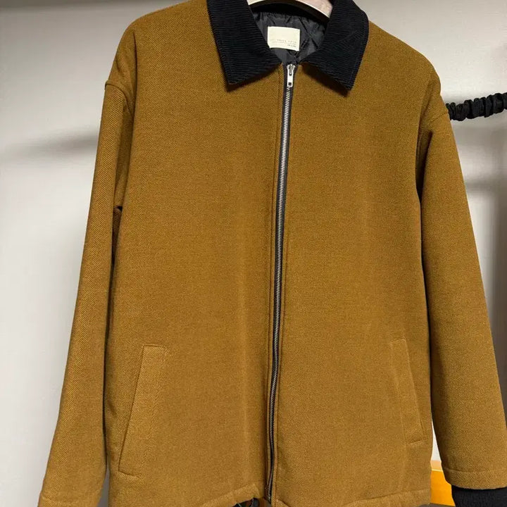 [BUNJANG] Unbranded Corduroy Collar Wool Jacket Camel XL / [XL] 보세의류 코듀로이 카라 울 자켓 카멜 새상품
