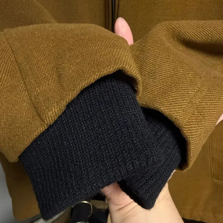 [BUNJANG] Unbranded Corduroy Collar Wool Jacket Camel XL / [XL] 보세의류 코듀로이 카라 울 자켓 카멜 새상품