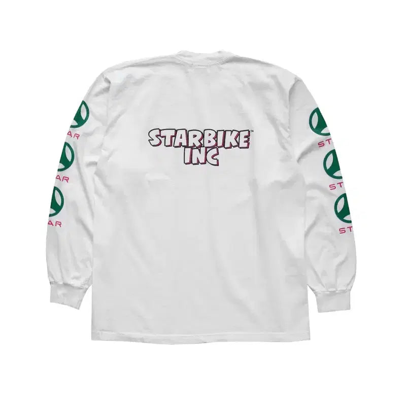 [BUNJANG] Balansa Starbike Long Sleeve T-Shirt / 발란사 스타바이크 티셔츠