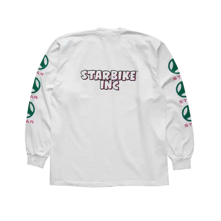 [BUNJANG] Balansa Starbike Long Sleeve T-Shirt / 발란사 스타바이크 티셔츠