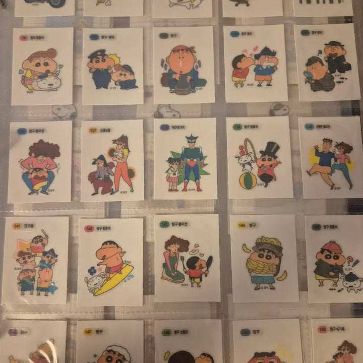 [BUNJANG] Crayon Shin-chan Ttibuseal Sticker Bundle Set / 짱구 김 띠부씰 150장 개봉 전종 일괄판매