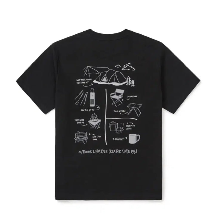 [BUNJANG] Snowpeak Sorona Gear Short Sleeve T-shirt / 스노우피크 소로나 기어 반팔티셔츠