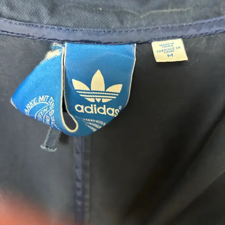 [BUNJANG] Adidas Vintage Navy Field Jacket / 아디다스 빈티지 야상 자켓
