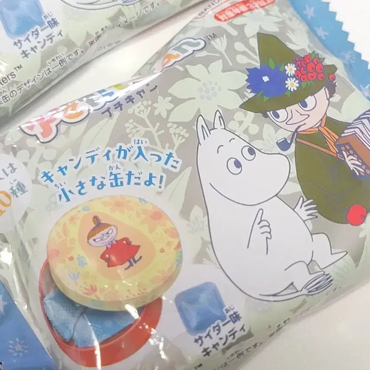 [BUNJANG] Moomin Soda Candy Tin Case Bundle Set / 무민캐릭터 틴케이스 랜덤깡 "5개"
