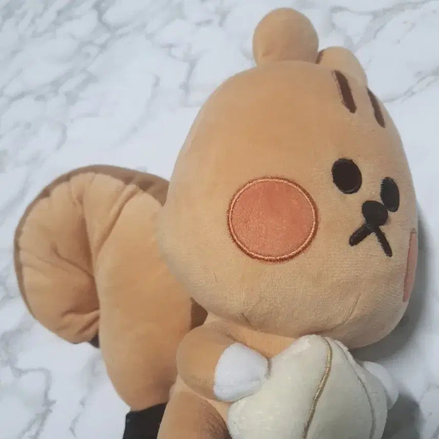 [BUNJANG] BT21 Shooky Squirrel Plush Doll / 다람쥐 캐릭터  인형25cm
