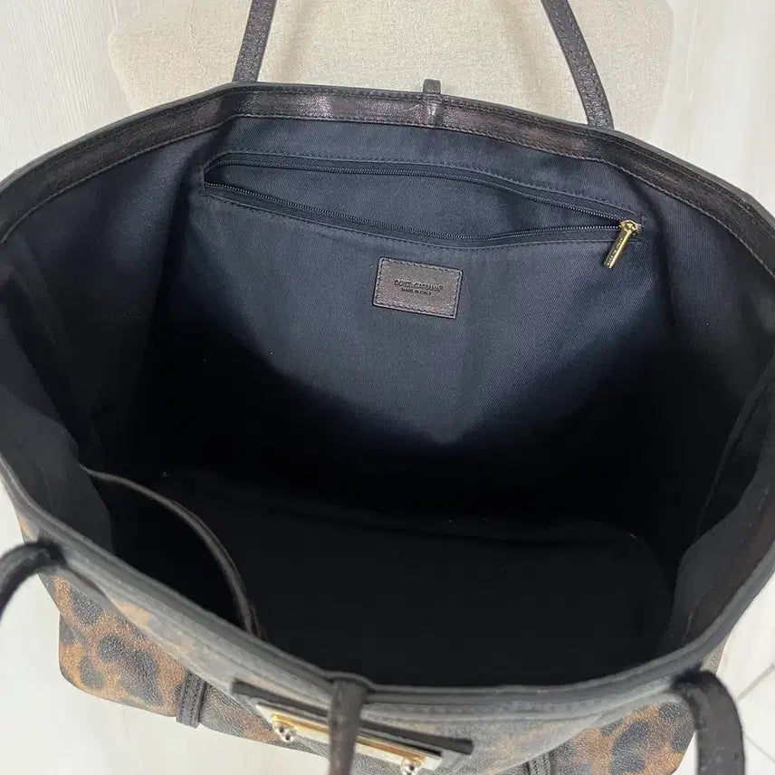 [BUNJANG] Dolce &amp; Gabbana Leopard Tote Bag / 돌체앤가바나 레오파드 토트백