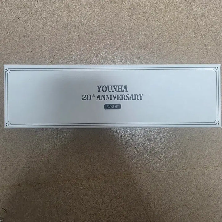 [SOLD OUT] 윤하 YOUNHA 20주년 배지 세트