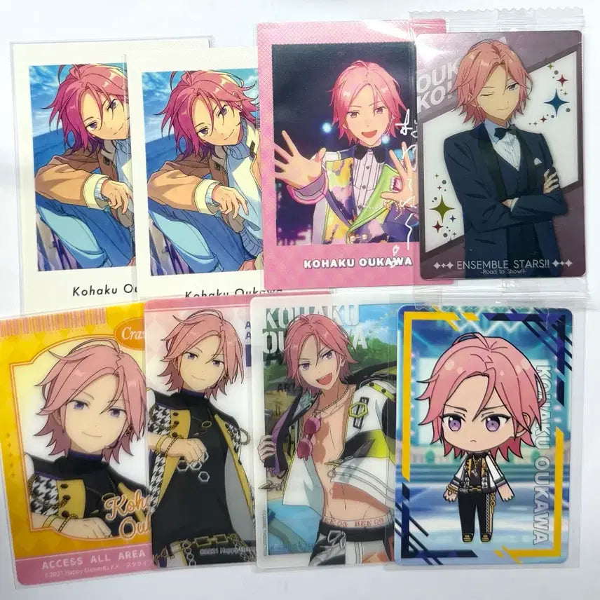 [BUNJANG] Ensemble Stars! Star Pony Card Dream Live Summer Land Clear Card Kohaku Oukawa Bundle Set / 앙스타 스타포니 카드 드림라 복권 서머랜드 클카 오우카와 코하쿠