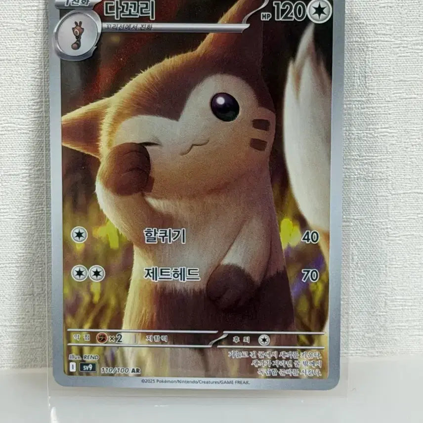 [BUNJANG] Pokemon Dakkoiri AR Card / 포켓몬 카드 다꼬리 AR