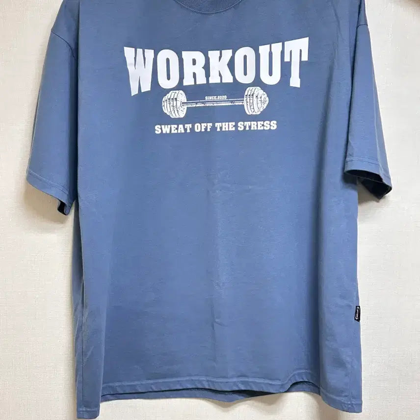 [BUNJANG] LIFTIZM Workout Long Sleeve T-shirt / 리프티즘 헬스 워크아웃 긴팔티 블루