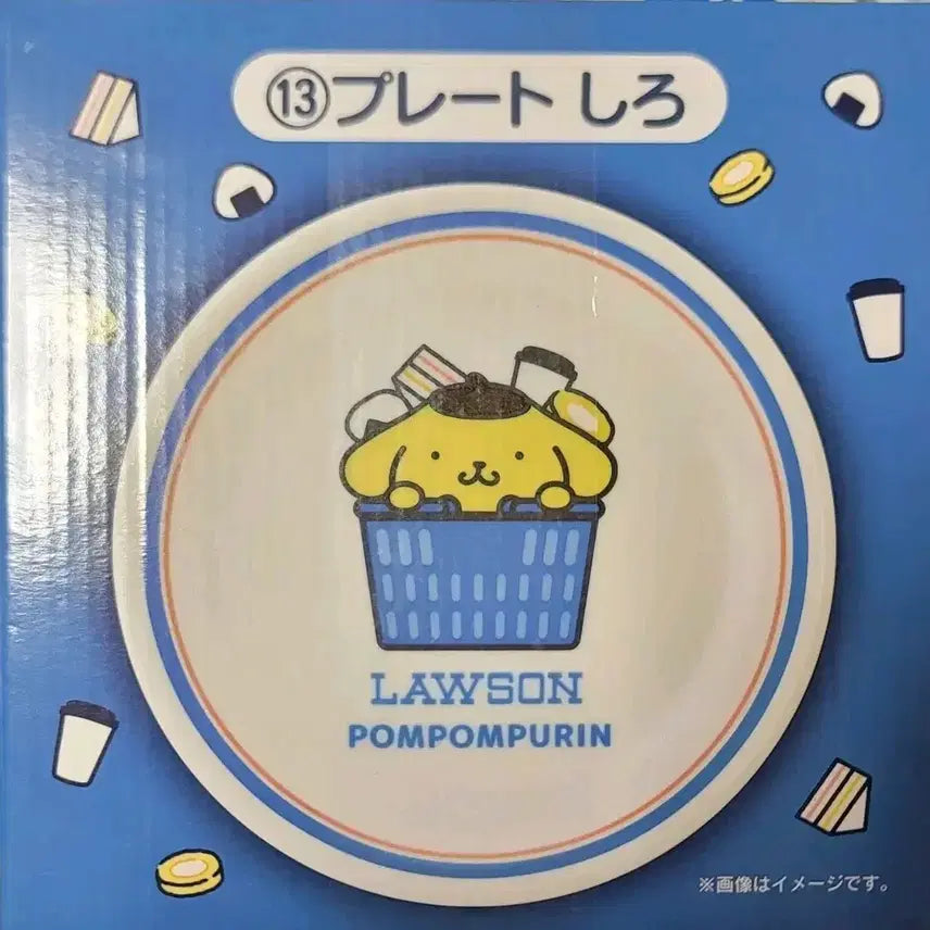 [BUNJANG] Sanrio x Lawson Collaboration Pompompurin Collection / 산리오x로손 콜라보 쿠지상품 폼폼푸린 모음 (접시, 필통,펜)