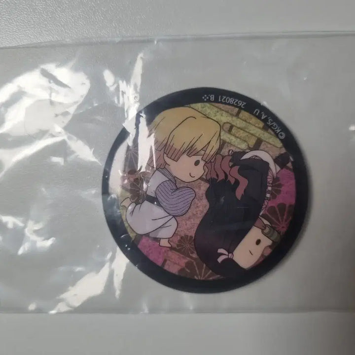 [BUNJANG] Demon Slayer Zenitsu Nezuko Can Badge / 귀멸의 칼날 젠이츠 네즈코 캔뱃지