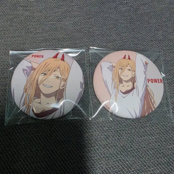 [BUNJANG] Chainsaw Man Power Casual Wear Badge Bundle Set / 체인소맨 사복 파워 캔뱃지 일괄