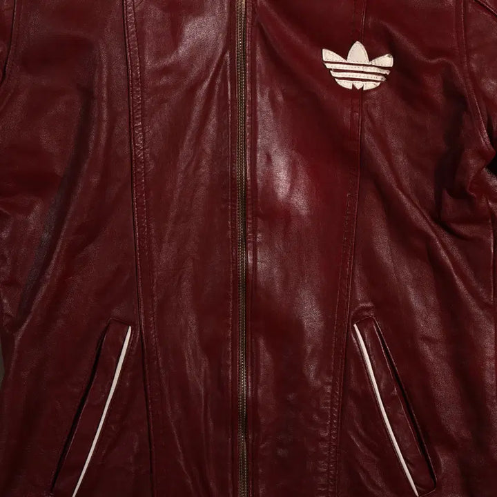 [BUNJANG] Adidas Firebird Leather Jacket / 아디다스 파이어버드 레더자켓 C468