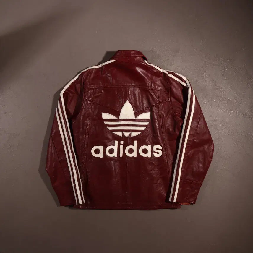 [BUNJANG] Adidas Firebird Leather Jacket / 아디다스 파이어버드 레더자켓 C468
