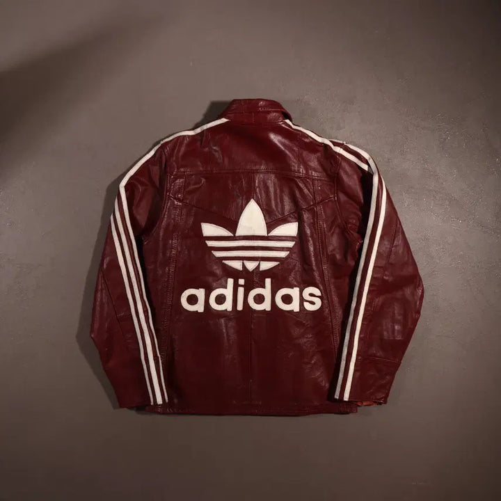 [BUNJANG] Adidas Firebird Leather Jacket / 아디다스 파이어버드 레더자켓 C468