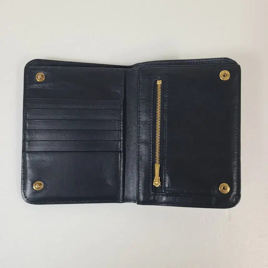 [SOLD OUT] 발렌시아가 BB로고 레더 미듐 블랙 여성 반지갑