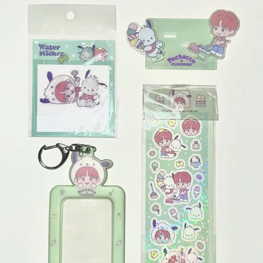 [BUNJANG] NCT 127 Jungwoo Sanrio Pochacco Collaboration Goods Bundle Set / NCT127 정우 산리오 포챠코 콜라보