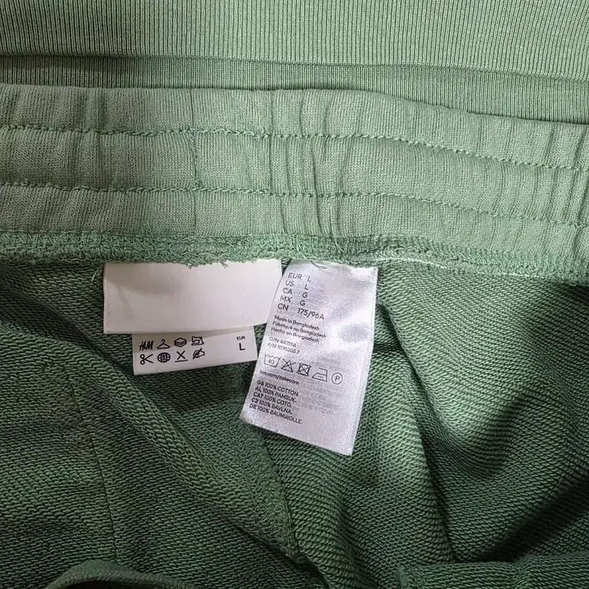 [BUNJANG] H&amp;M 연두색 후드티 트레이닝복 세트 / H&amp;M 연두색 후드티 트레이닝복 세트