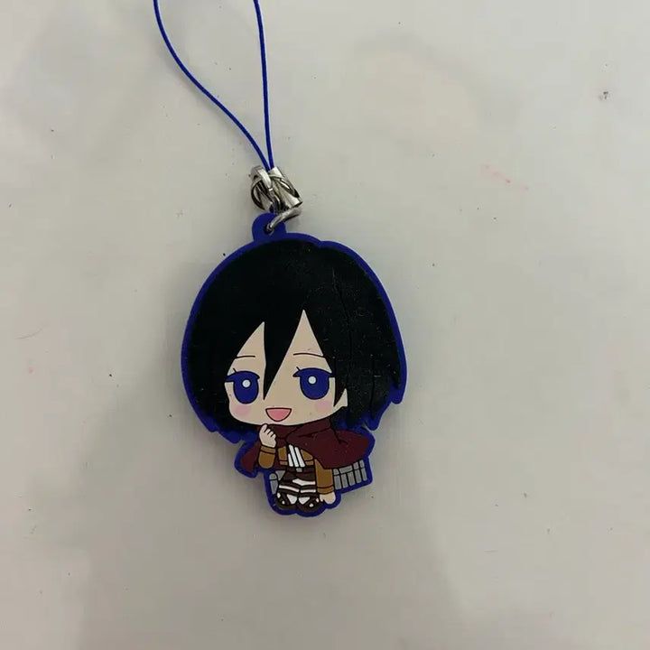 [BUNJANG] Attack on Titan Mikasa Ackerman Rubber Keyring / (판매) 진격거 진격의 거인 미카사 아커만 굿즈 키링