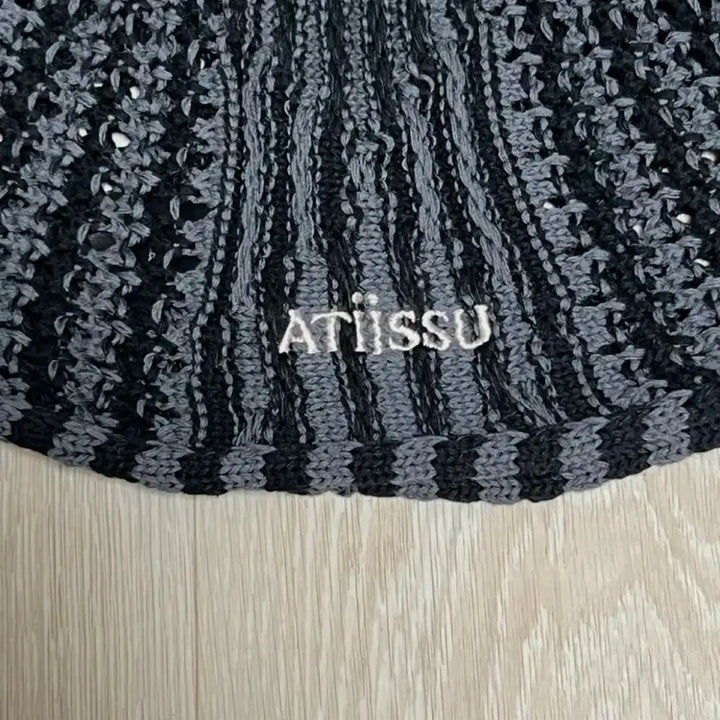 [BUNJANG] Atiissu Squeeze Bucket Hat Gray Knit / Atiissu 어티슈 스퀴즈 버킷햇 그레이 니트