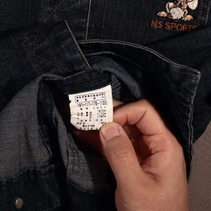 [BUNJANG] 일본빈티지 카툰 데님자켓 C470 / 일본빈티지 카툰 데님자켓 C470