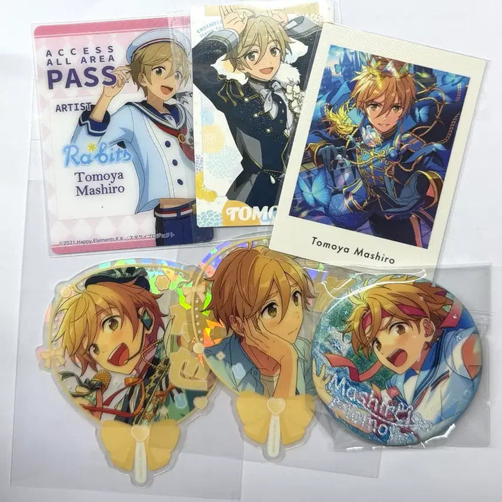 [BUNJANG] Ensemble Stars Tomoya Bundle Set Shining Badge Star Pony Card / 앙스타 중스타 오시 클카 샤이닝 뱃지 스타포니 카드 드림라 복권 토모야