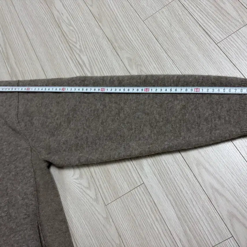 [BUNJANG] Time Homme Wool Blend Knit Hoodie Top / 단면측정ㅇ)백화점 구매 정품 타임옴므 울 블렌드 니트 후드 탑 95