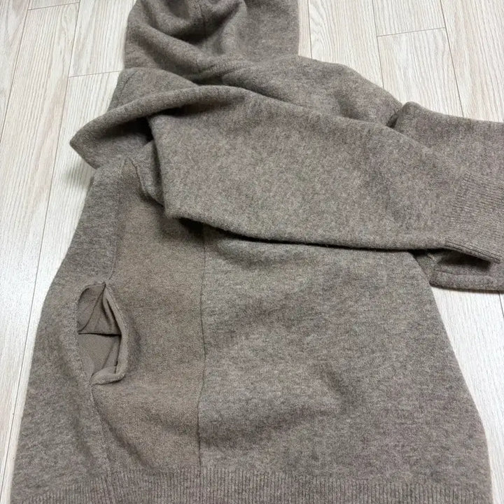[BUNJANG] Time Homme Wool Blend Knit Hoodie Top / 단면측정ㅇ)백화점 구매 정품 타임옴므 울 블렌드 니트 후드 탑 95