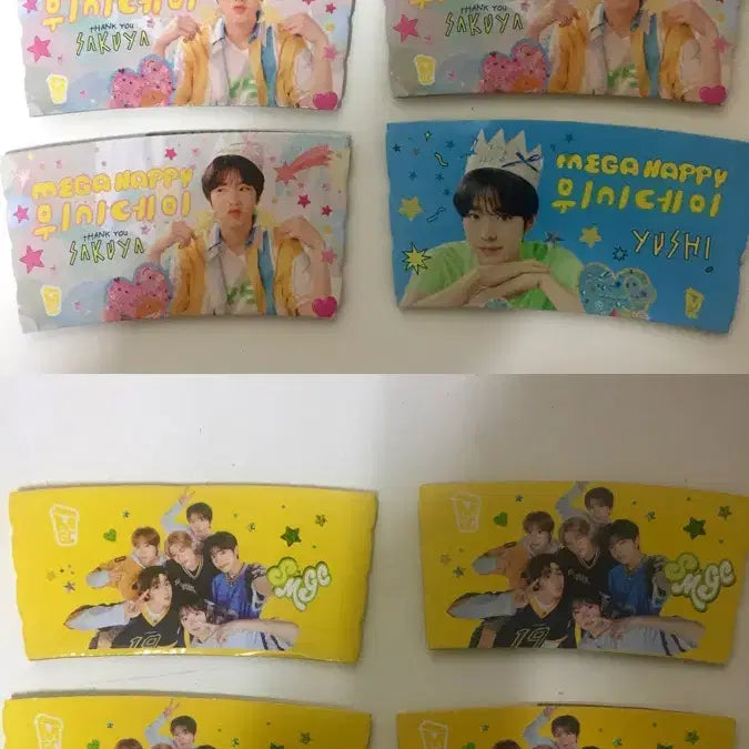 [BUNJANG] NCT WISH Mega Coffee Cup Holder Bundle Set / 엔시티 위시 메가커피 컵홀더 일괄