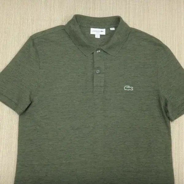 [BUNJANG] Lacoste Slim Fit Short Sleeve Polo Shirt (Size L) / (L/5사이즈) 라코스테 슬림핏 카라 반팔 티셔츠