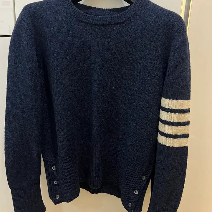 [BUNJANG] Thom Browne Mohair Navy Knit Sweater / 톰브라운 모헤어 네이비니트 3사이즈 새상품급