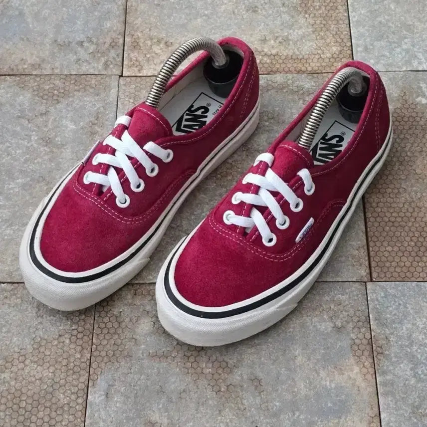 [BUNJANG] Vans Authentic Burgundy Sneakers / (230)반스 어센틱  레드 버건디 스니커즈